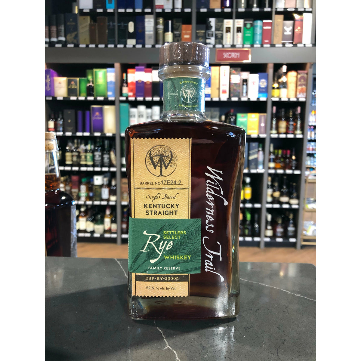 CM | Wilderness Trail | Family Reserve Rye | Liquor Lineup Private Bar