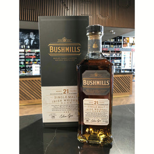 Bushmills| 21 Years Aged | Single Malt Irish Whiskey