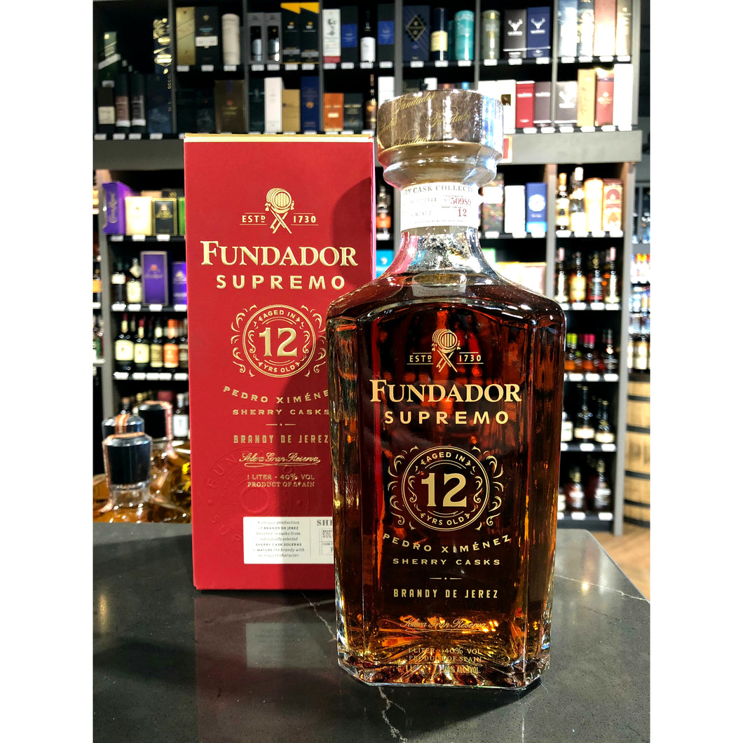 Fundador Supremo | Aged in 12 Year Old Pedro Ximenez Sherry Casks