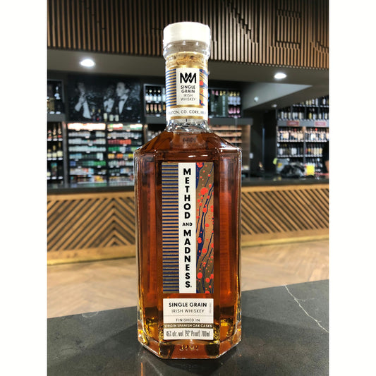 Method and Madness | Single Grain Irish Whiskey | Virgin Spanish Oak Casks