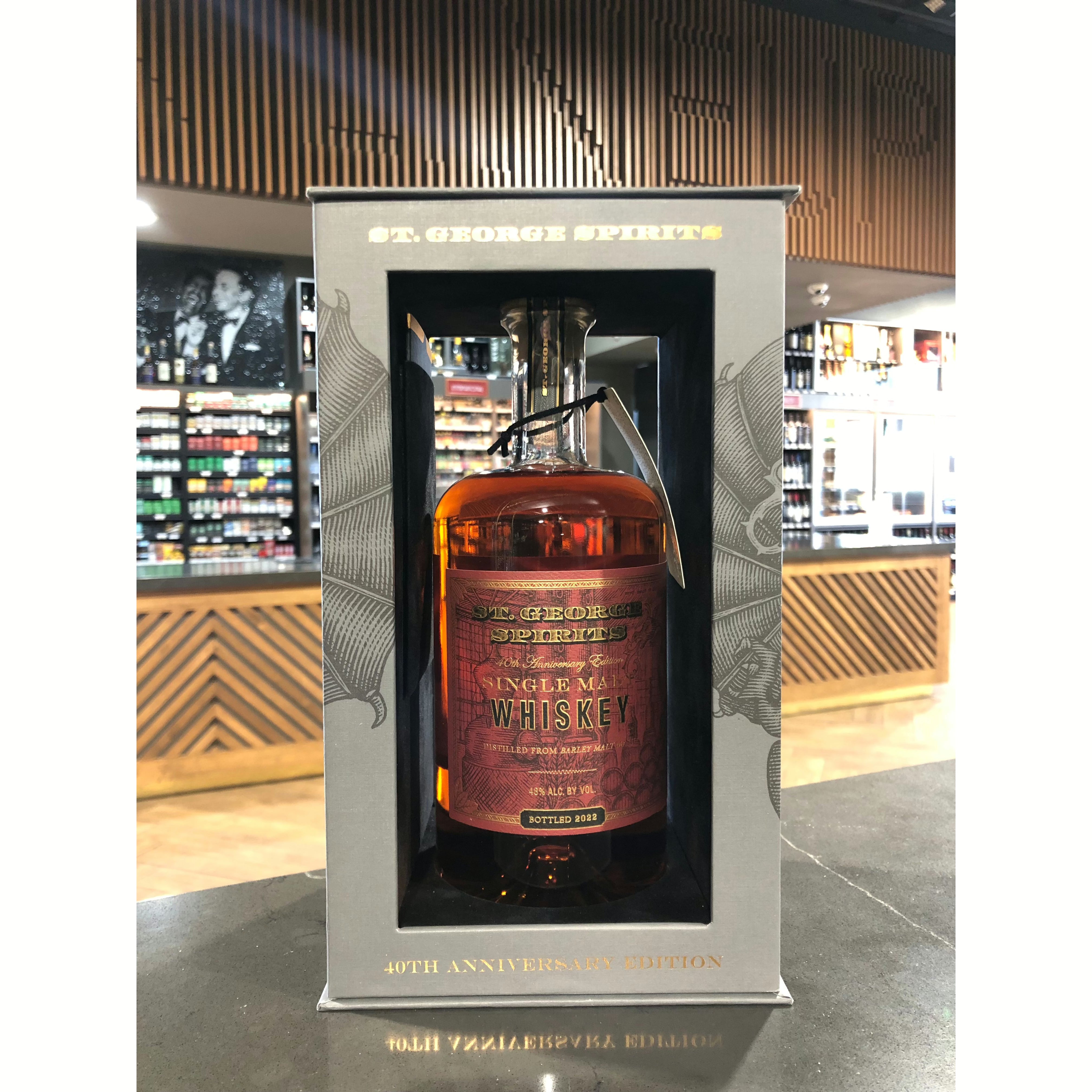 The Collector's Edition 40th Anniversary St. George Single Malt Whiskey  Gift Set