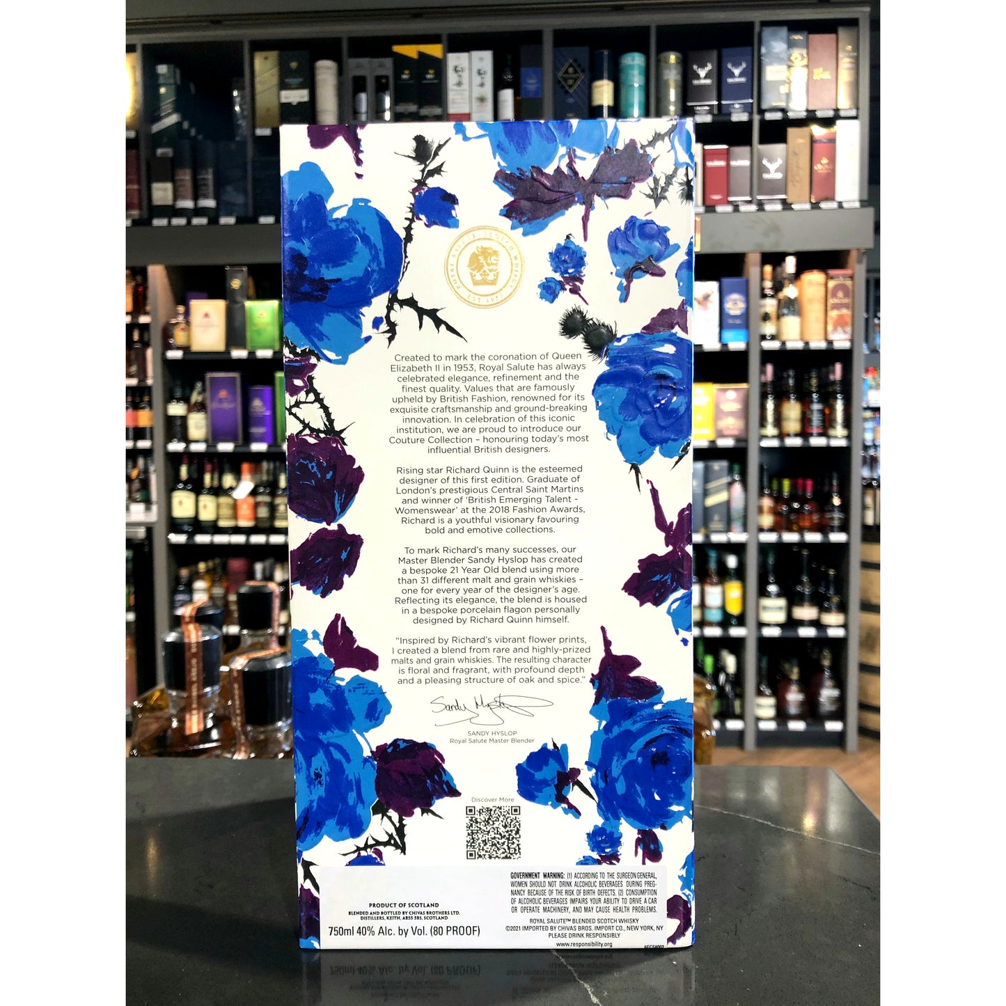 Chivas Regal Royal Salute | 21 Year | Limited Edition Richard Quinn