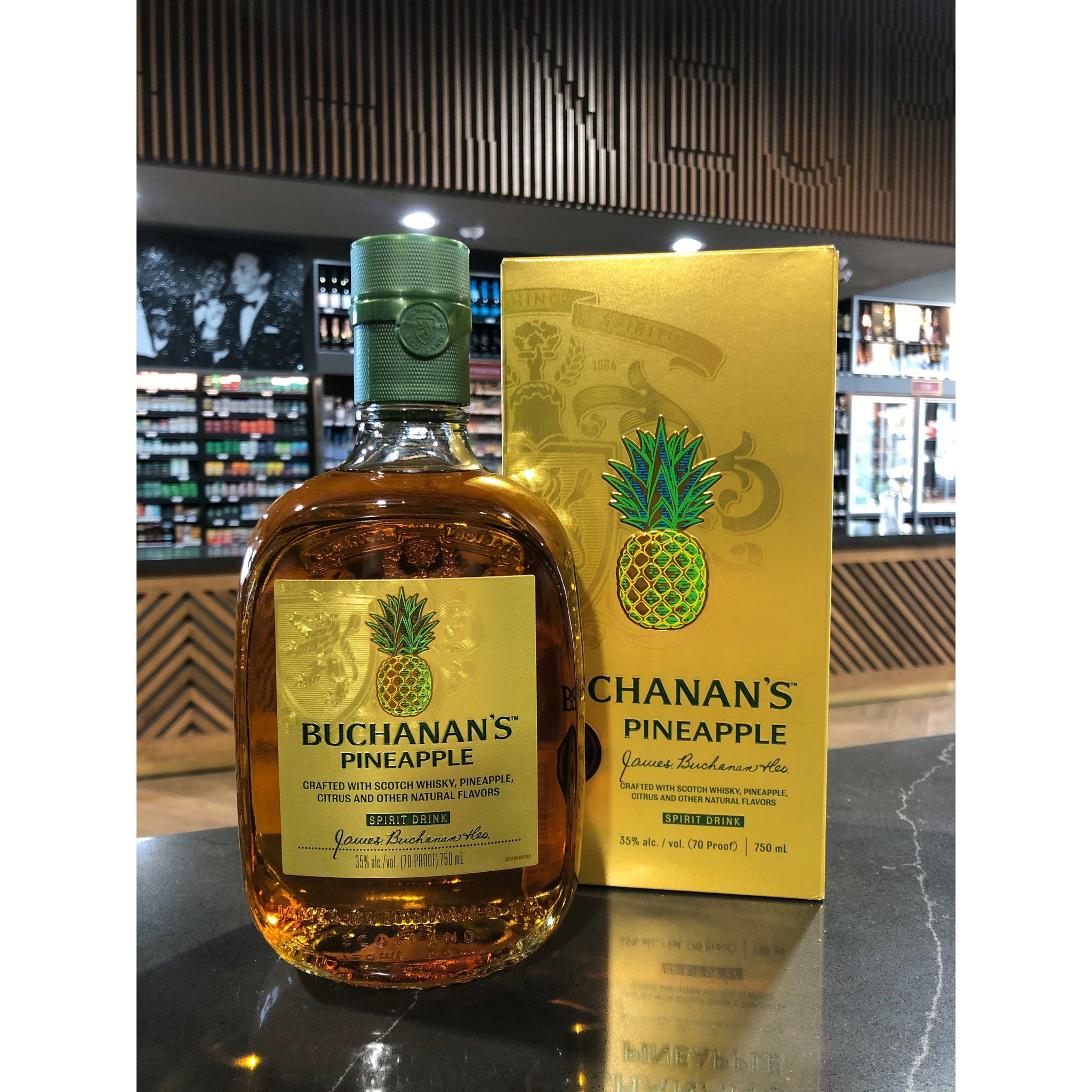 Buchanan’s Pineapple Liquor Lineup