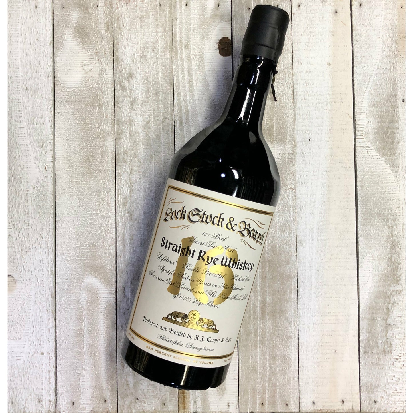 Lock Stock & Barrel | Aged 16 Years | Straight Rye Whiskey